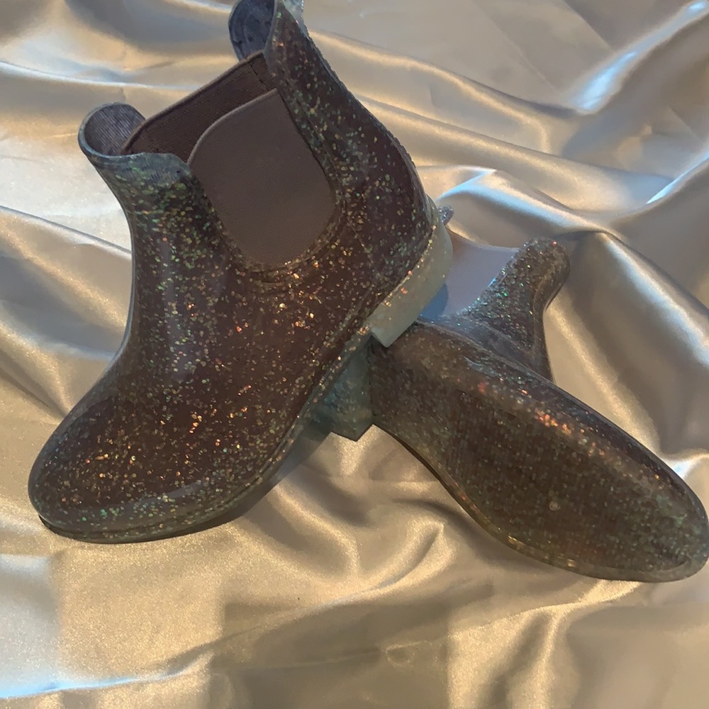 Little Girl Glitter Rain Boots